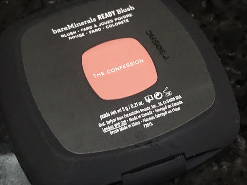 bareMinerals THE CONFESSION Topaz Rose READY Blush Compact Full Size 6g/.21oz