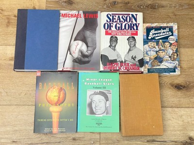Baseball lot of 6-Baseball Philosophy, Baseball Anecdotes, Moneyball, Babe...