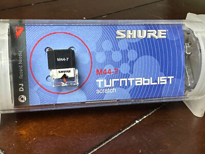SHURE M44-7 N44-7 Cartridge Stylus Needle N447 N44 M44 DJ Turntable NEW Unused