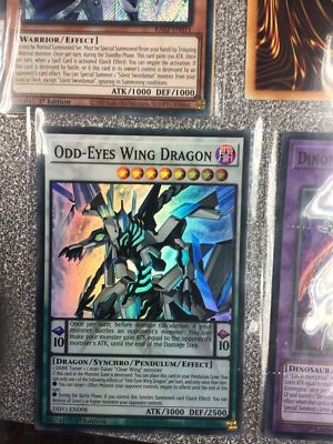 Yu-Gi-Oh! Odd-Eyes Wing Dragon – DIFO-EN098 Super Rare, 1. Ausgabe