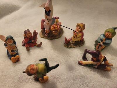 Schmid ELf Gnome Pixie Mystical Figurines
