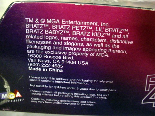 RARE -VINTAGE BRATZ- YASMIN-  PASSION 4 FASHION - SEALED IN BOX