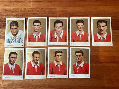 original 1935 lot x 9 COPA AMERICA Champions cards URUGUAY PLAYERS - RARE ISSUE