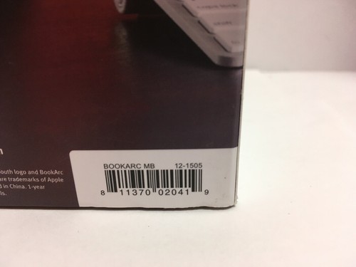 Macbook Stand Vertical Desktop Space-saving Arc f/ all Apple Notebooks - Silver