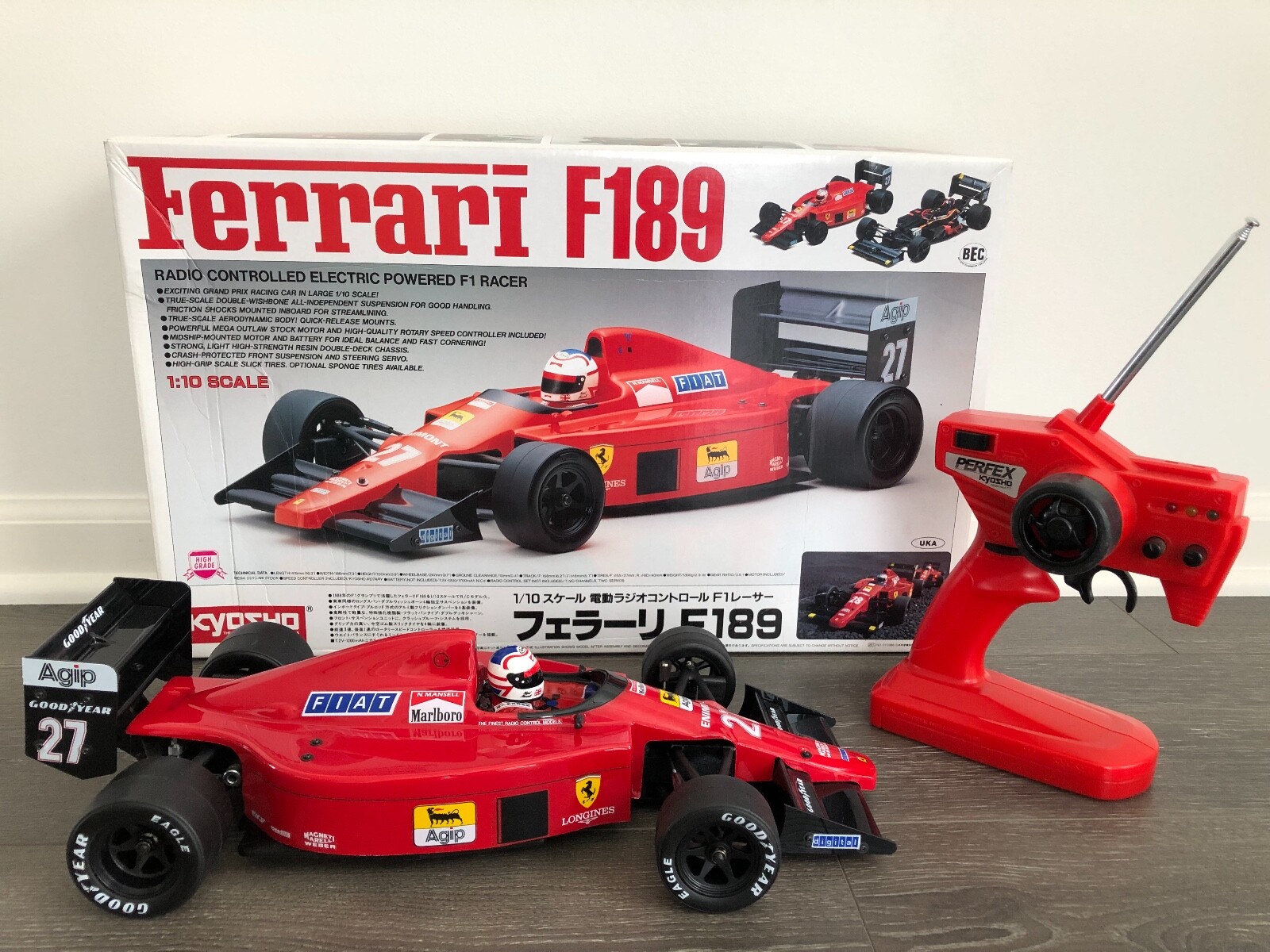 希少　KYOSHO Ferrari F189 1/10スケール ラジコンカー 希少 KYOSHO Ferrari F189 1/10スケール ラジコンカー