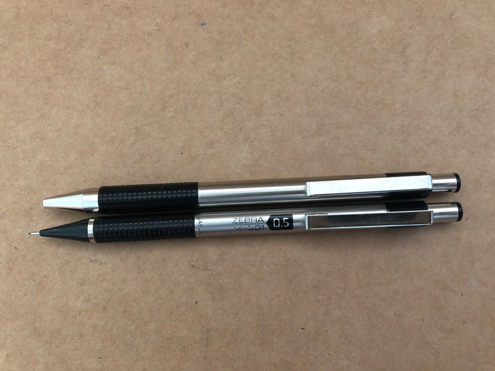 Vintage ZEBRA 0.5 Mechanical Pencil & Pen 2pcs M-301 / F-301 Vintage ZEBRA 0.5 Mechanical Pencil & Pen 2pcs M-301 / F-301