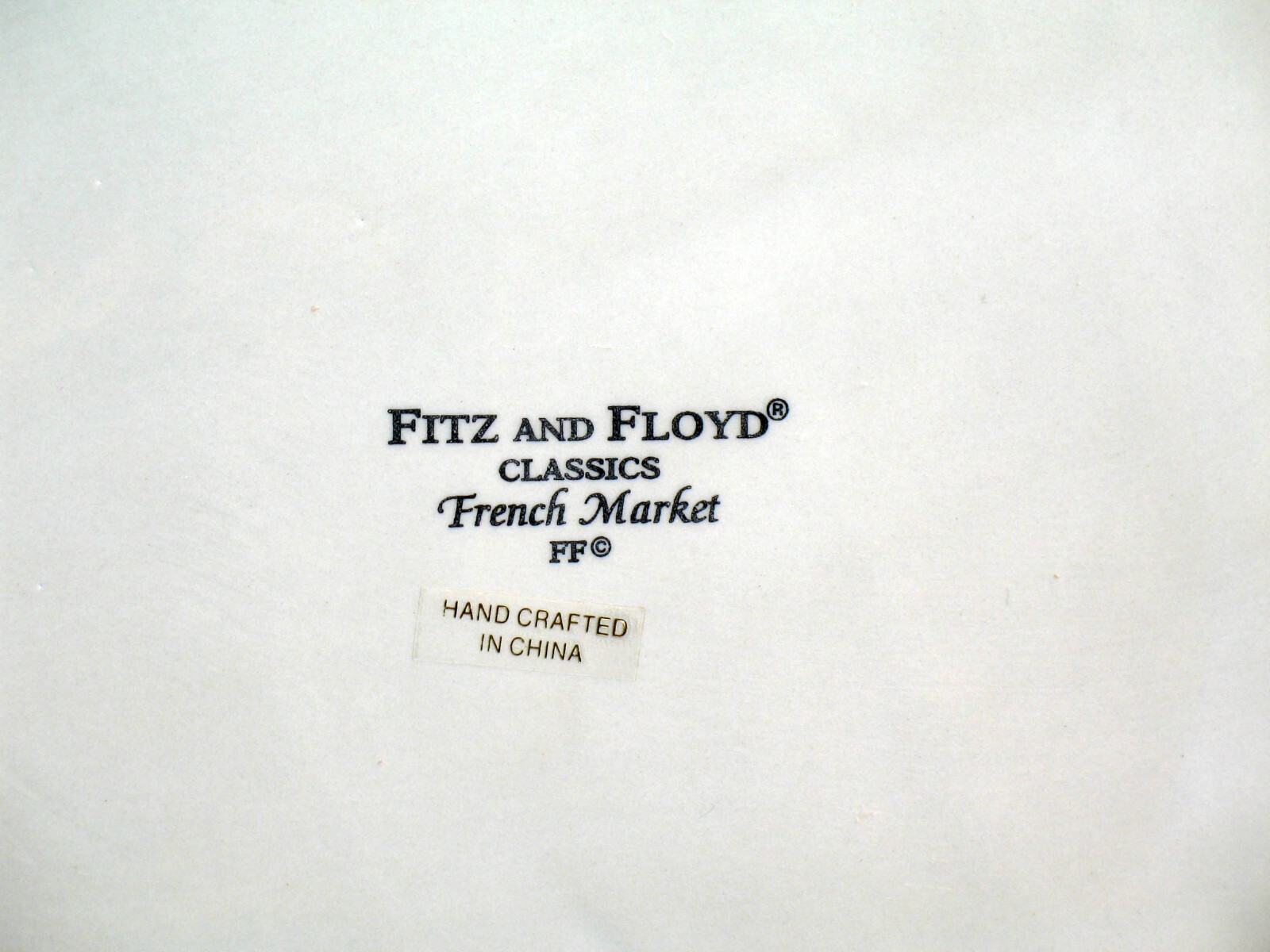 Hand Crafted Fitz & Floyd French Market Pig Soup Tureen w/ Lid & Ladle