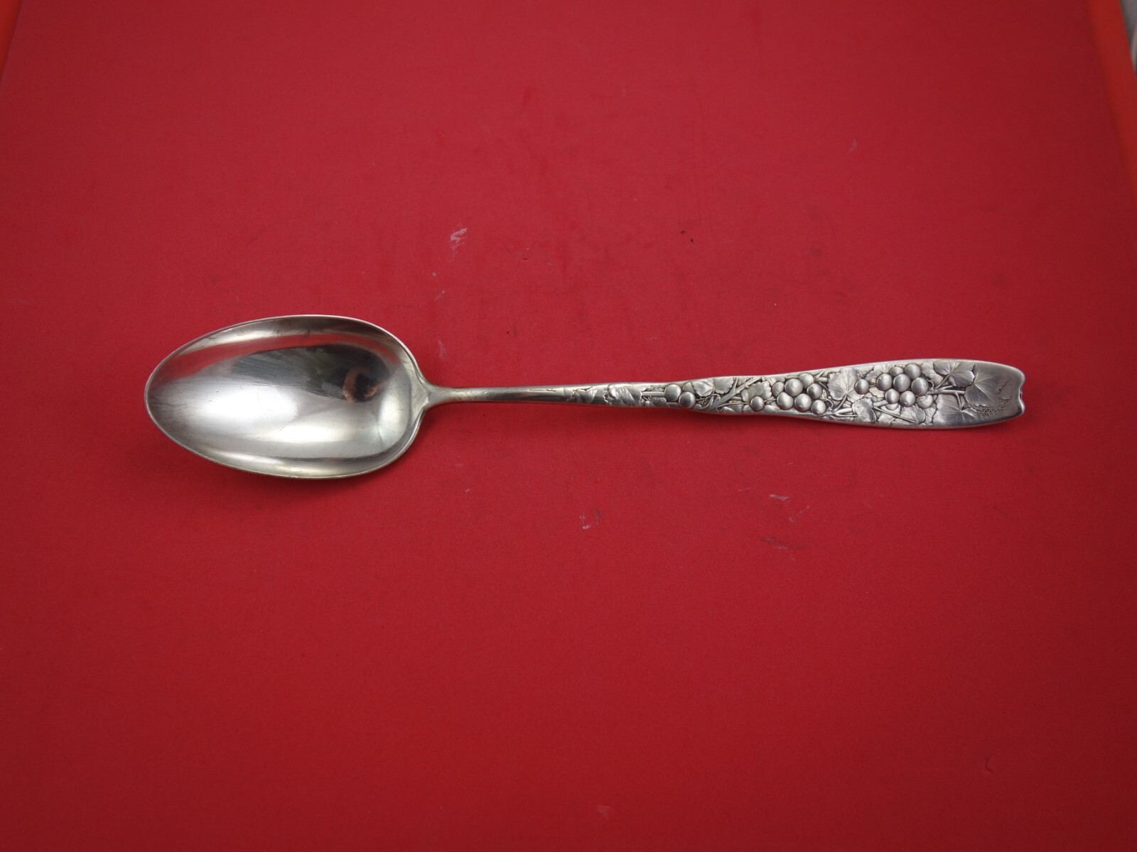 Berry by Whiting Sterling Silver Stuffing Spoon w/ Button