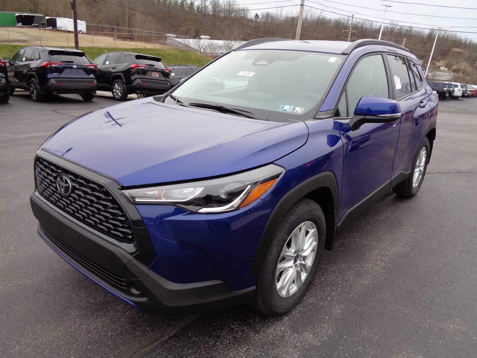 Brand New 2024 Toyota Corolla Cross Le Awd Blue Crush Wireless Carplay