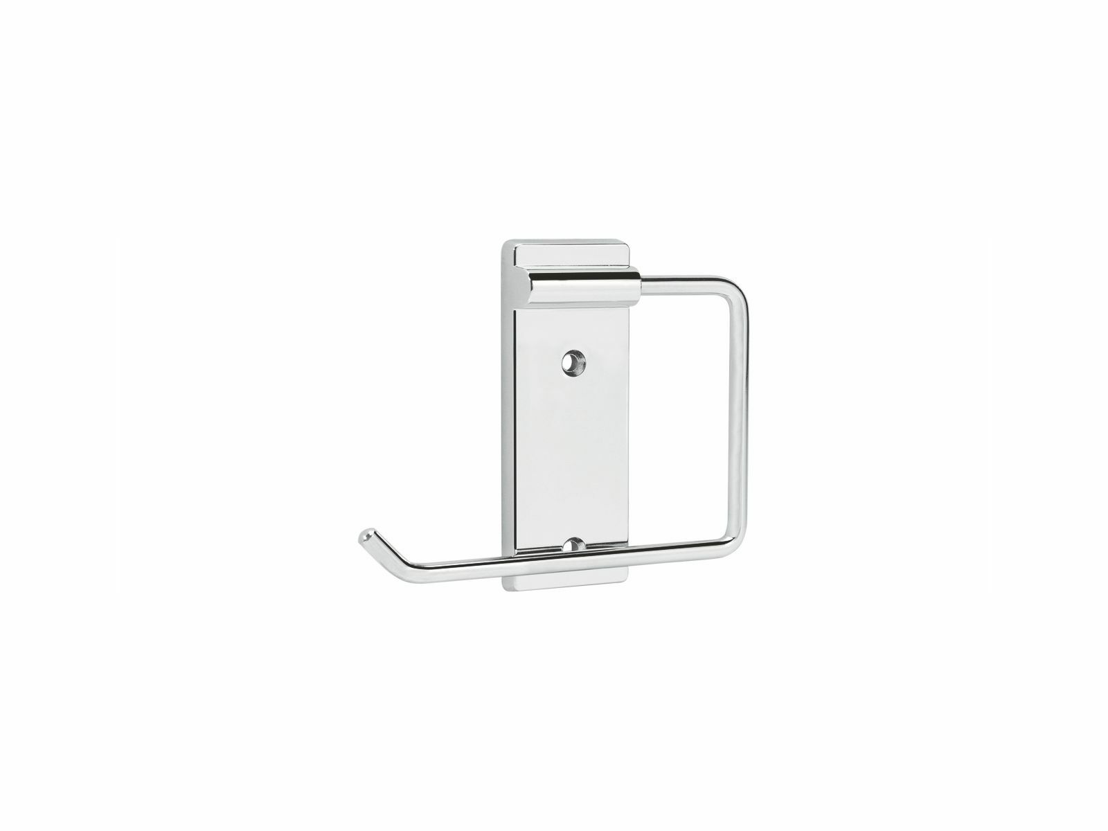 tecuro Papierrollenhalter Kunststoff verchromt mit Metallbügel 6 mm