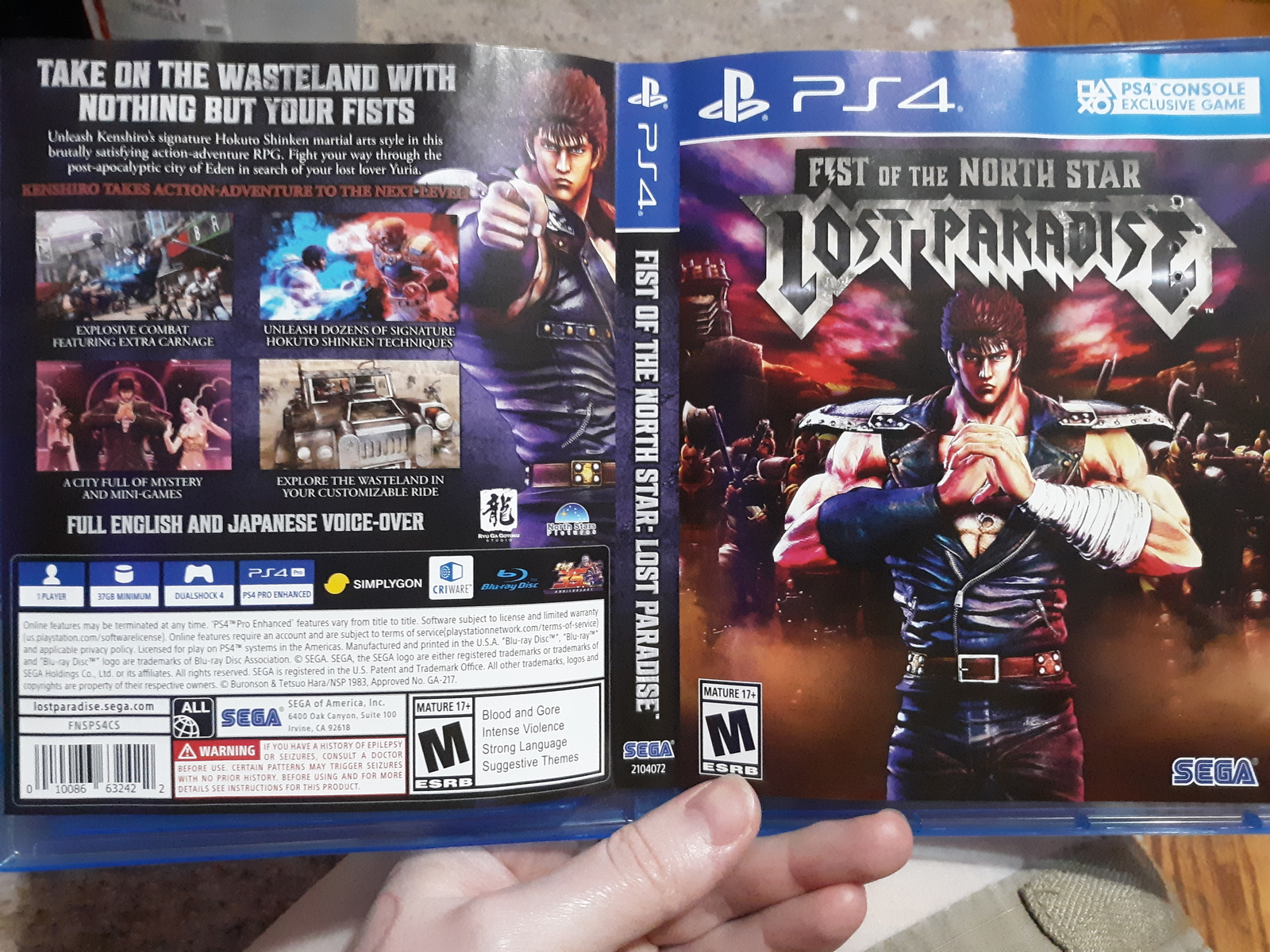 Fist of the North Star: Lost Paradise - Sony PlayStation 4 for sale online