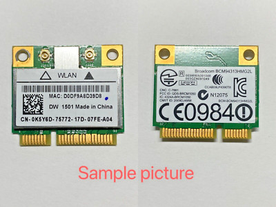 DELL Genuine BCM94313HMG2L MINI PCI-EXPRESS WIRELESS WIFI CARD DW1501 DW1504