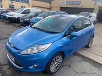 Ford Fiesta 1.4 Titanium 5 Door Blue Alloy Wheels 2009