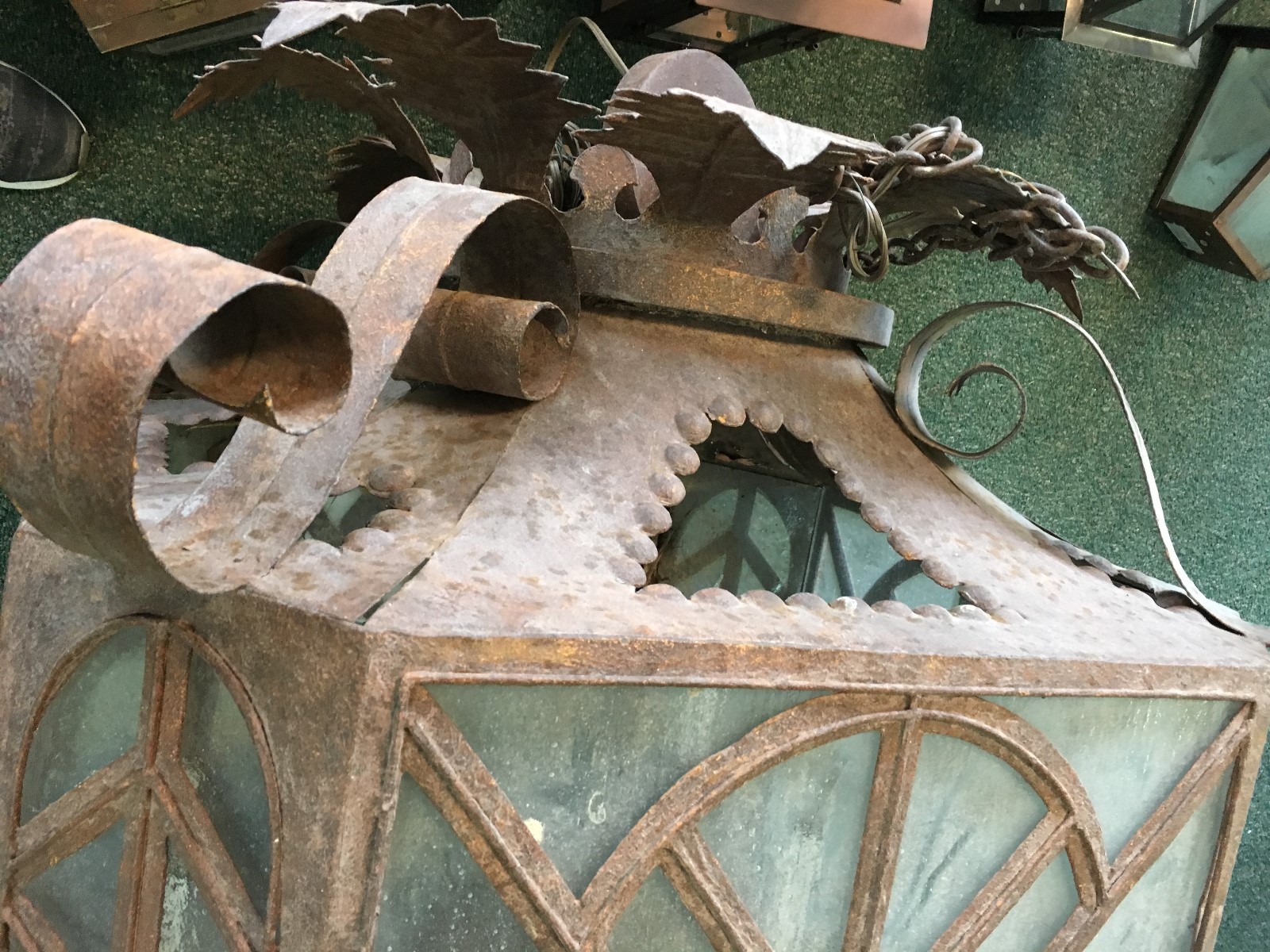 Antique Light Fixture, Morgus the Magnificent home, 40 x 40, 8 lights, 90 lbs