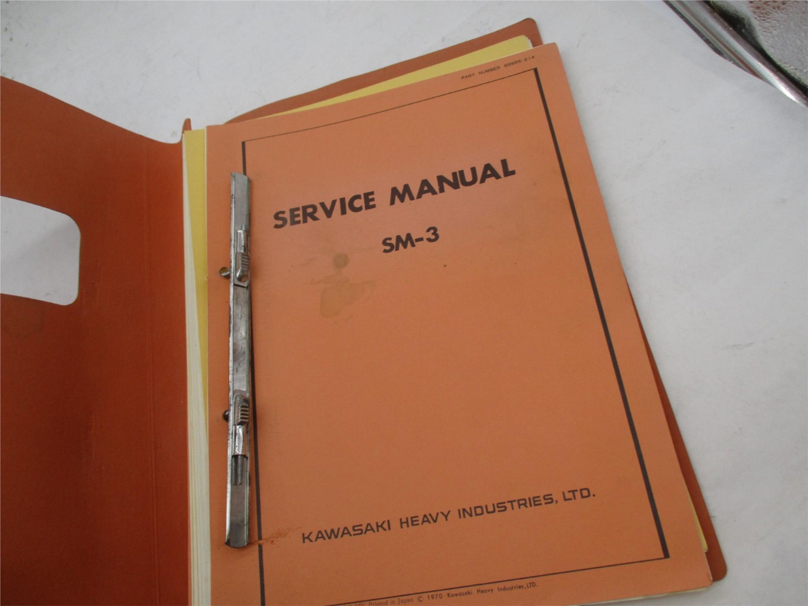 驚きの価格 1970 Original Vintage Kawasaki eBay | Book Manual Service SM-3 カラーリング・白髪染め