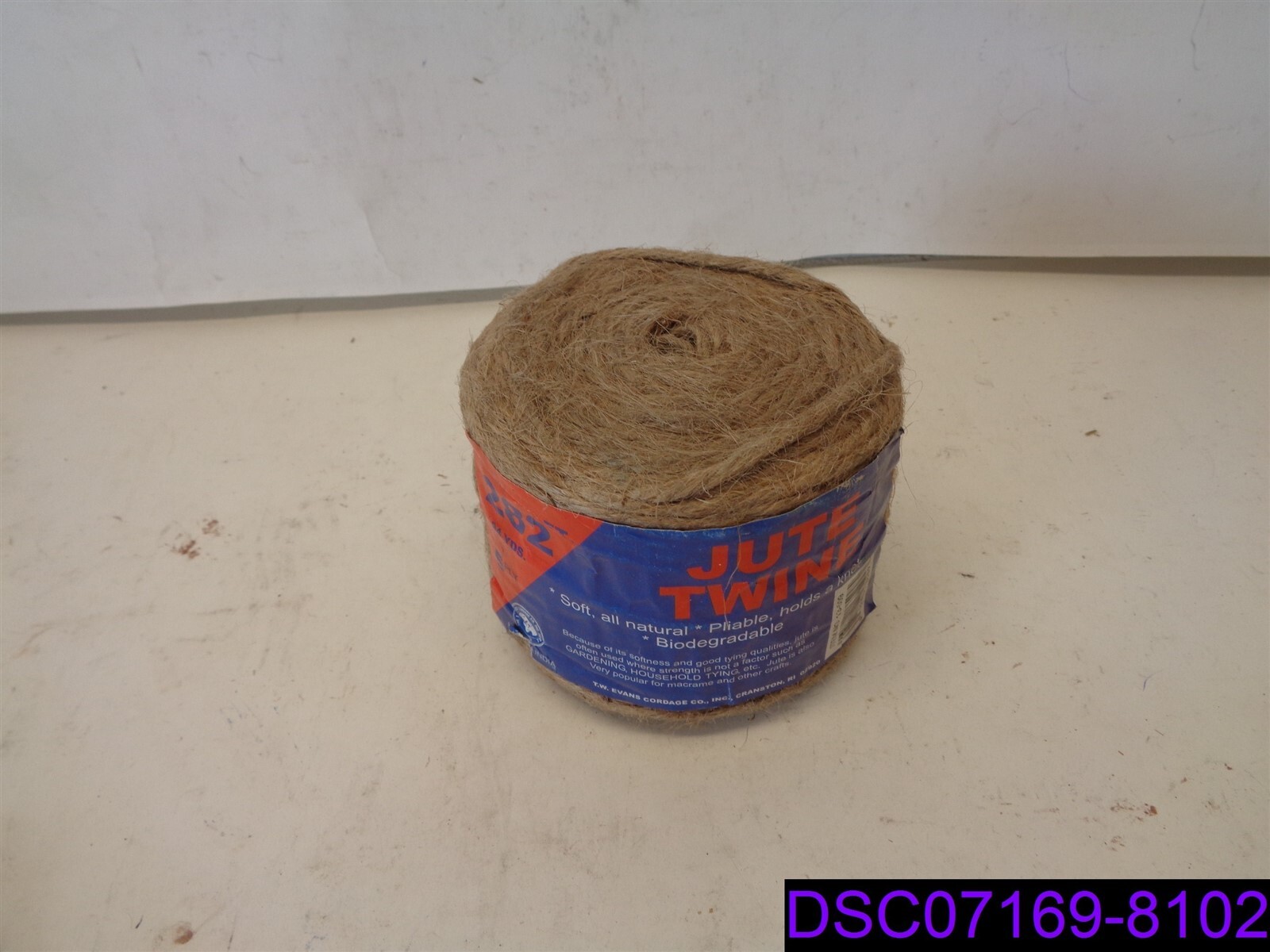 Manila-Seil 3/8 Zoll, 600 Fuß (ca. 183 M) – Reine Naturfaser, Für Dekoration & Garten