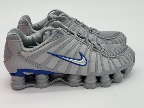 靴 Nike Shox TL Silver 24.5 NIKE SHOX TL METALLIC SILVER/BLACK-WHITE SIZE WOMEN'S 9