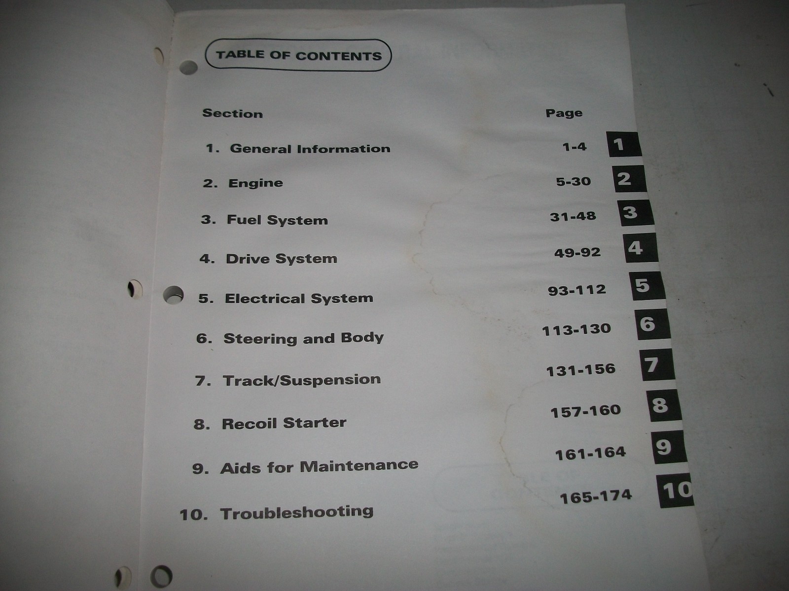 OEM 1996 ARCTIC CAT SNOWMOBILE SERVICE MANUAL COUGAR  COUGAR MOUNTAIN CAT 2-UP