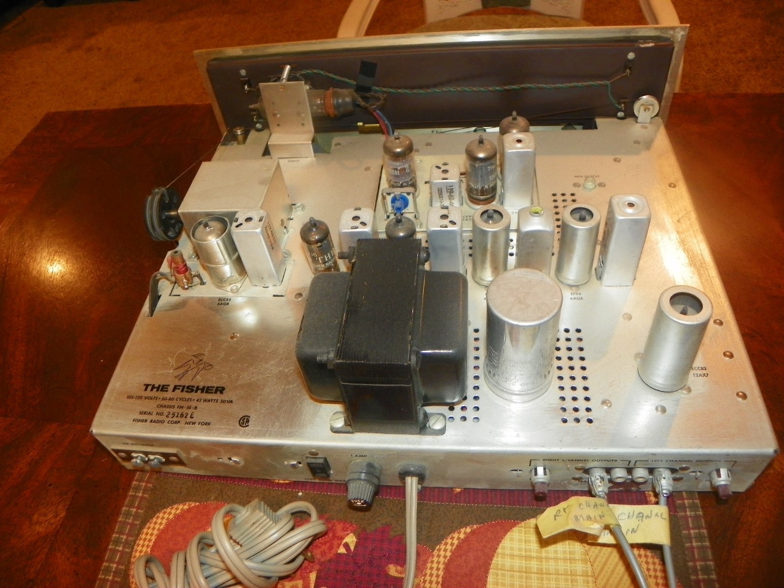 Fisher FM-50-B Analog Tube Tuner - Rare!