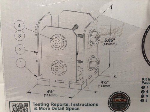 4'' x 4'' Post Base Kit  Ozco Building Products