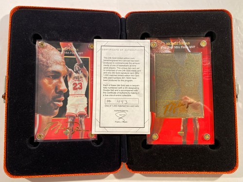 Michael Jordan PREMIUM 金箔サインカード 1997-98 Skybox Premium Michael Jordan Golden Touch Insert 1