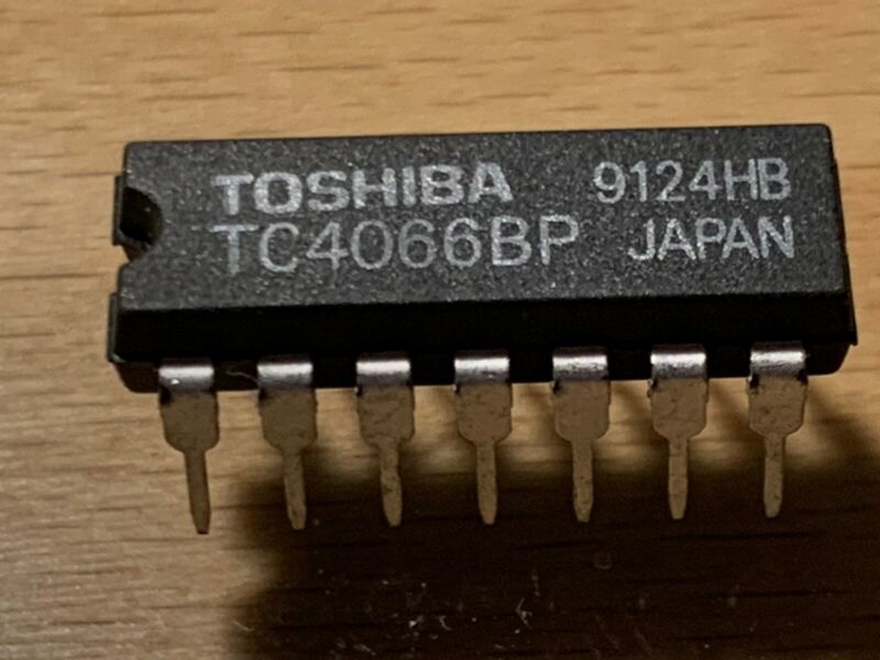 Toshiba Tc4066bp- Quadruple Bilateral Analog Switches-dip-14. 