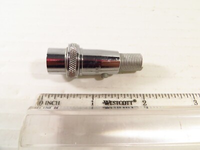 AMPHENOL 80-MC2M 2 PIN OFF-SET MICROPHONE PLUG FOR COLLINS HEATHKIT, NEW