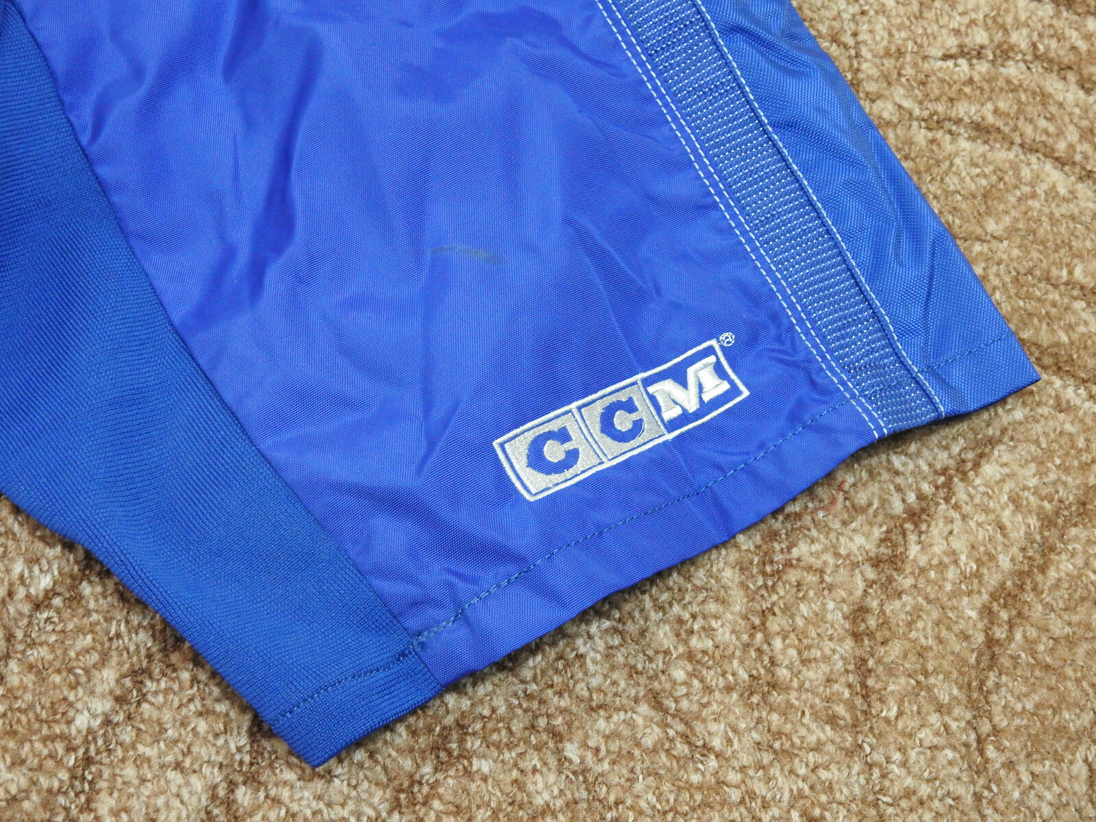 CCM Track Pants Ice Hockey Blue Size 