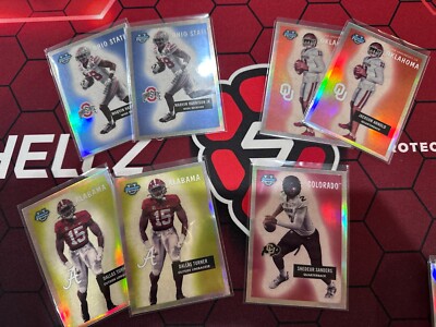 2023 Bowman U Chrome   1955 Bowman Football Singles - Complete Your Set
