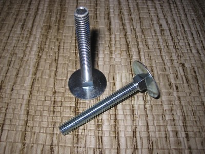 LOT (10) 5/16'' x 2 3/4''  Elevator Bolts zinc 