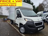 2021 Peugeot Boxer 2.2 BlueHDi 335 LWB LUTON VAN WITH TAIL LIFT CHASSIS CAB Dies