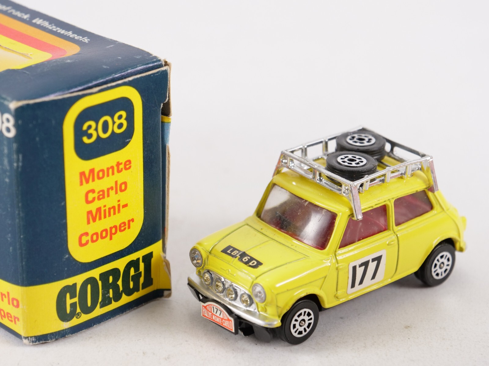 Corgi 308 Monte Carlo Mini-Cooper 177 Whizzwheels | eBay