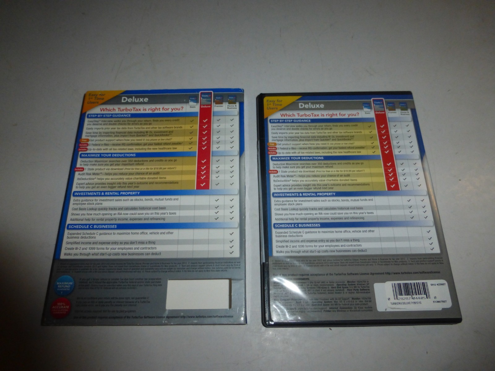 Turbotax 2013 Deluxe. Federal and State + Federal E-file. for Windows and Mac246