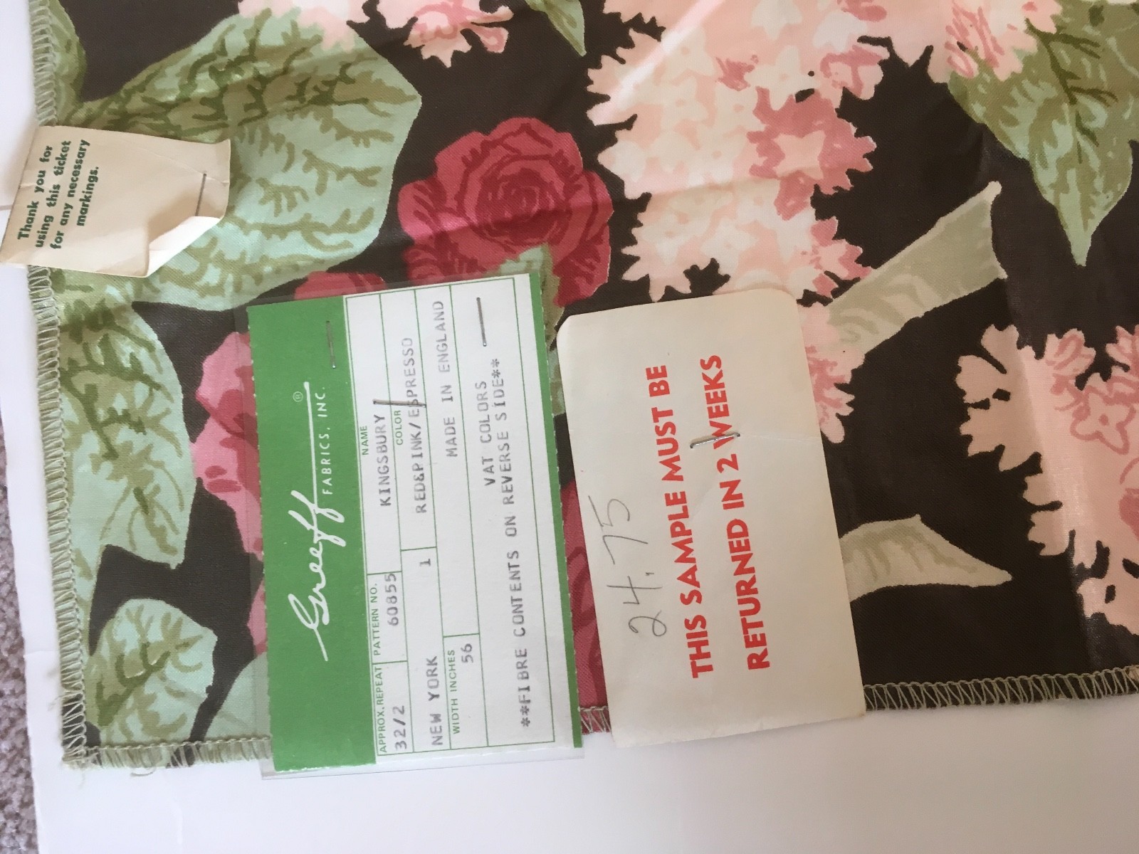 Greeff Fabric Sample 