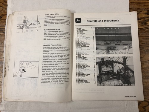 John Deere 4440 Tractor Owners Manual
