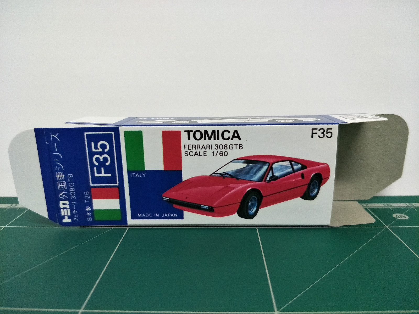 青箱 輸出トミカ F35-1-7 フェラーリ308GTB 一般輸出 日本製 【公式通販】
