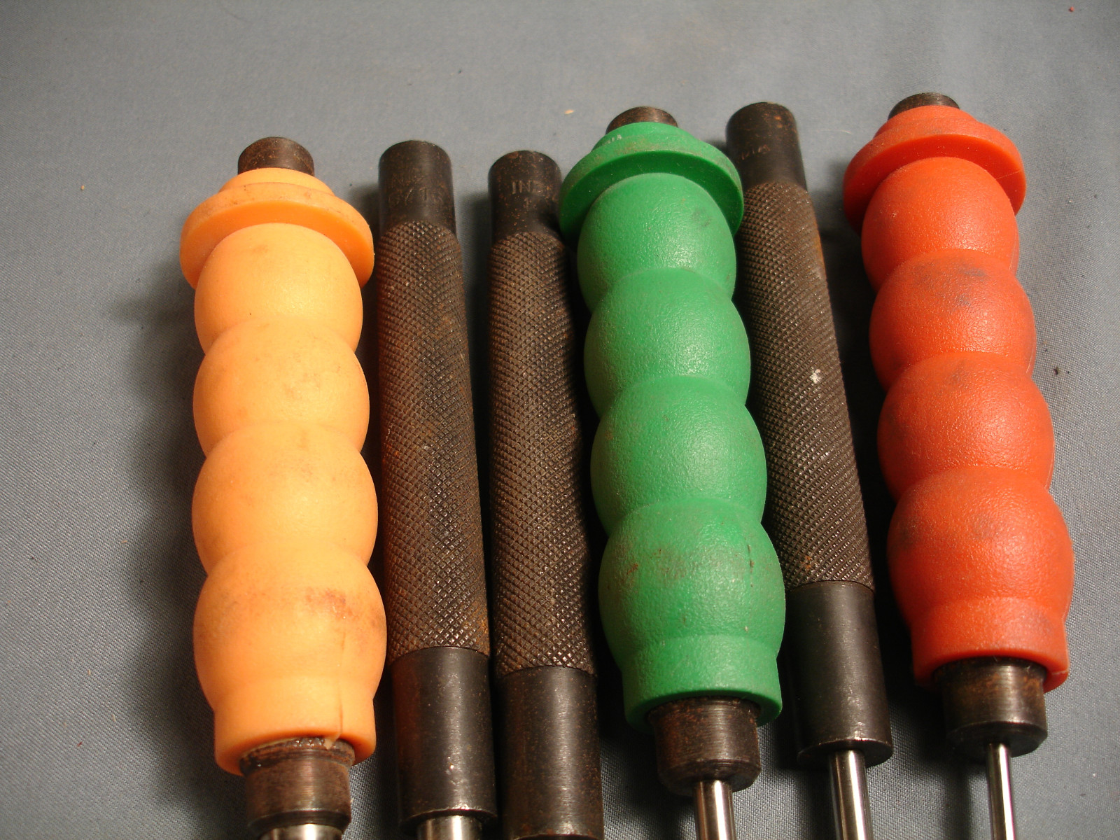 6 Various Pin Punches India China USED