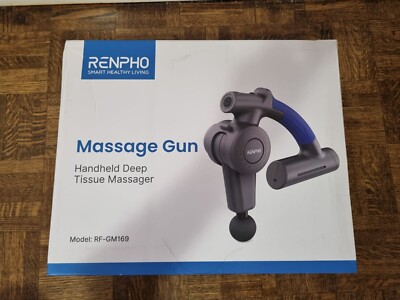 RENPHO R4 Massage Gun with Adjustable Arm, Deep Tissue Massager Gun