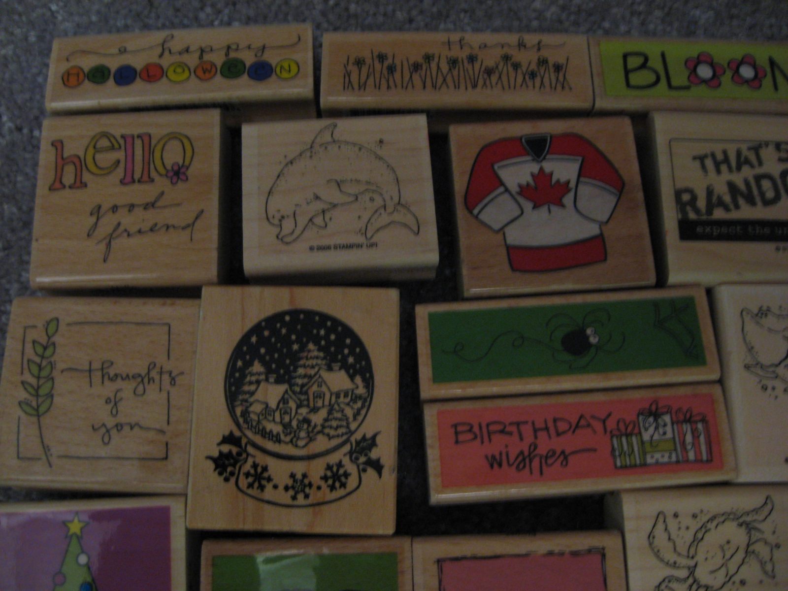 Lot of Rubber Stamps