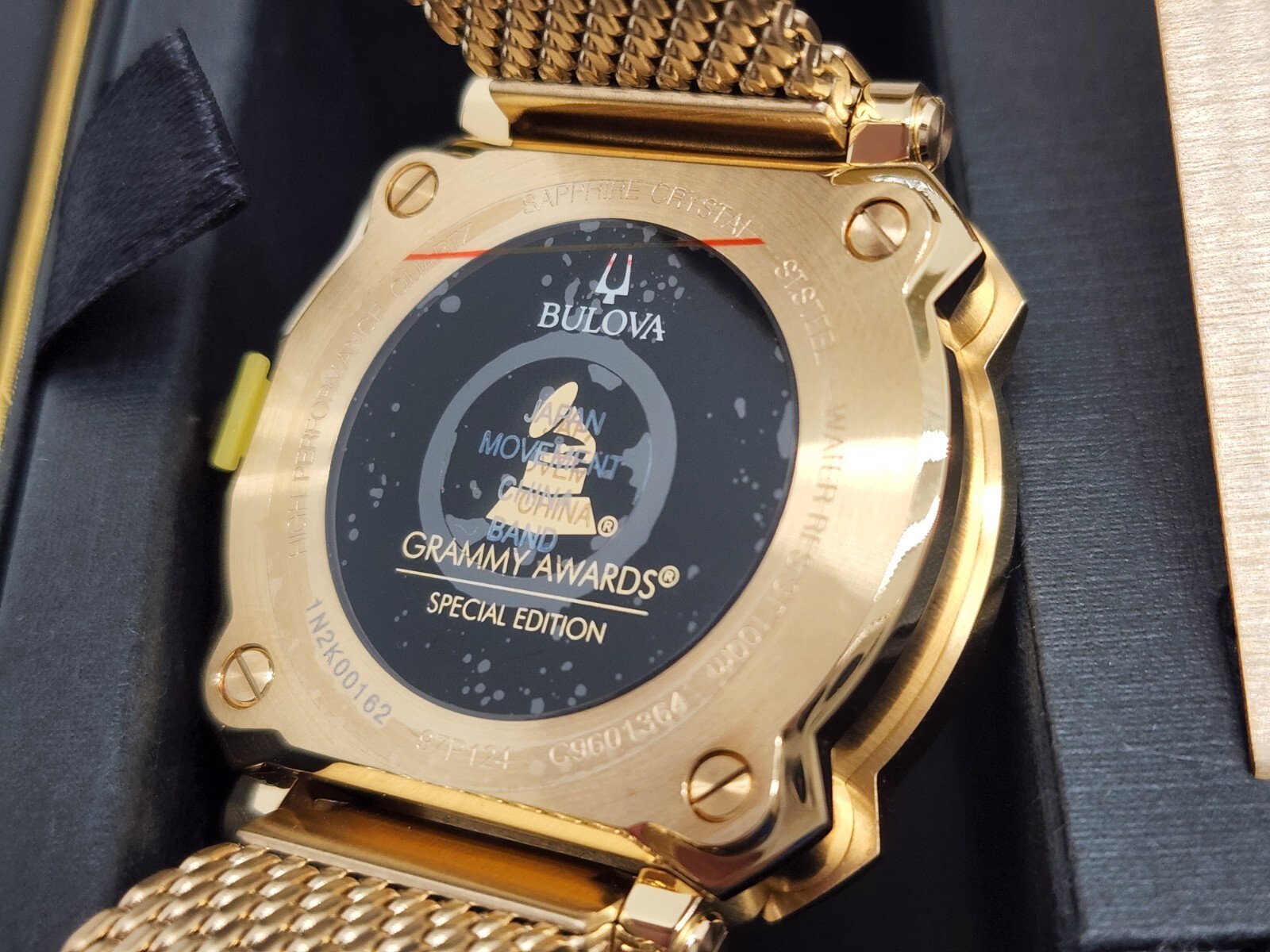 Pre-owned Bulova Precisionist Grammy Special Edition 97p124 Women's Watch