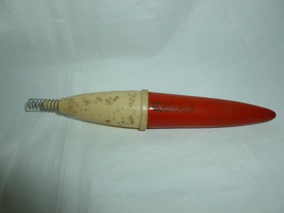 Vintage Colorful 6” Paul Bunyan TORPEDO FLOAT Fishing Bobber  Lot 8-541