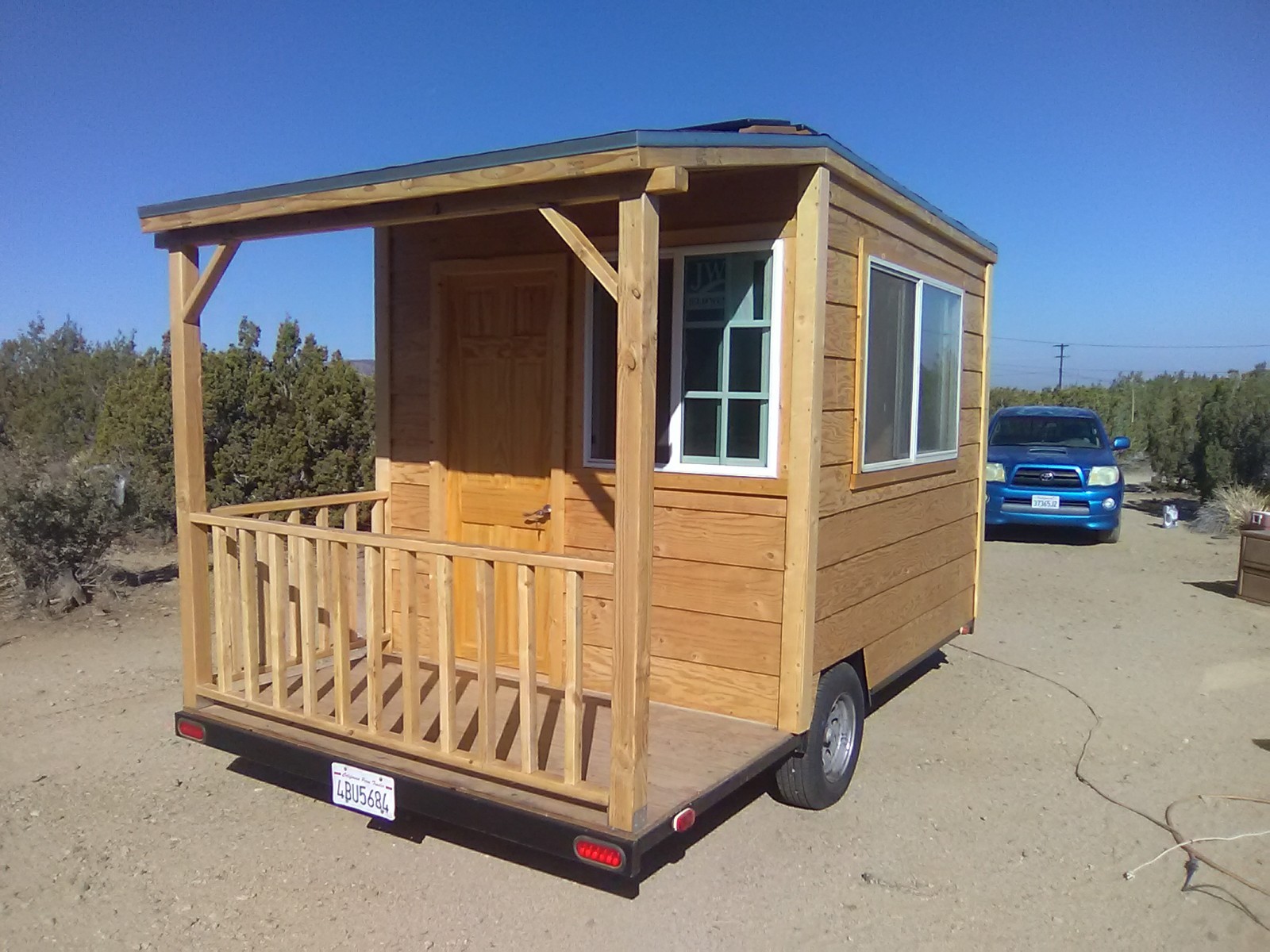 micro tiny home trailer 