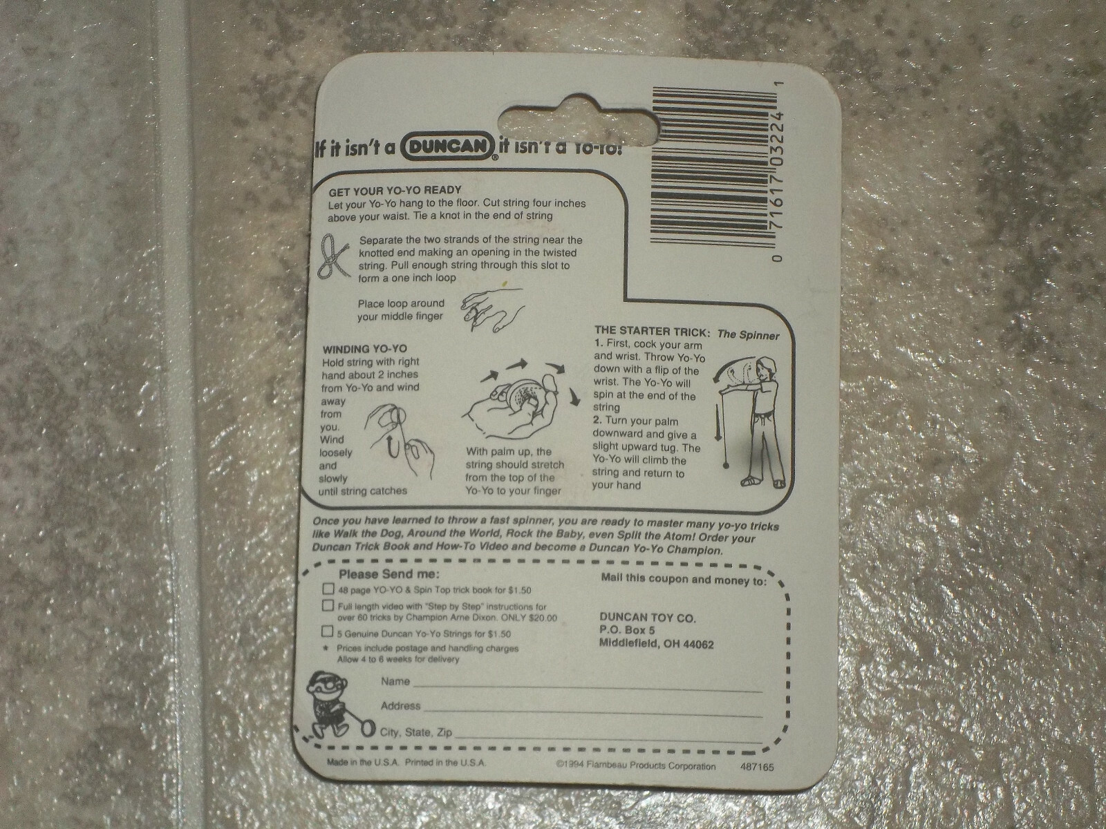 Vintage Coca-Cola YO-YO Duncan NEW NIB Nice Packaging