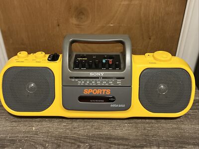 SONY スポーツラジカセ イエロー MEGA BASS SONY スポーツラジカセ イエロー MEGA BASS SONY スポーツ
