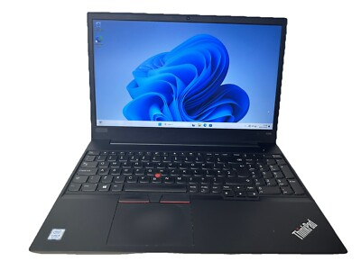 Lenovo Laptop ThinkPad Windows 11 i5-8265U E590 8GB RAM 256GB SSD Dent on corner