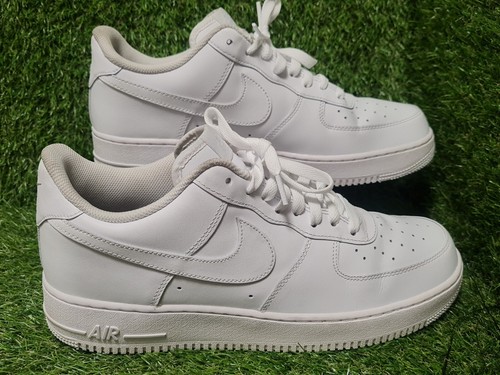 NIKE AIR FORCE 1 '07 TRIPLE WHITE #CW2288-111 MEN'S SIZE 13