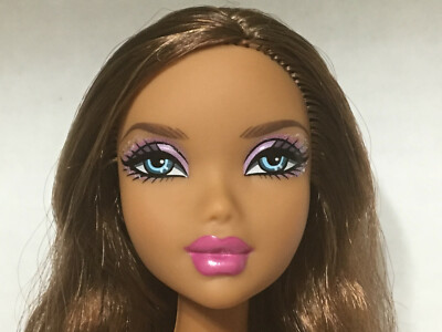 barbie with brown hair and green eyes