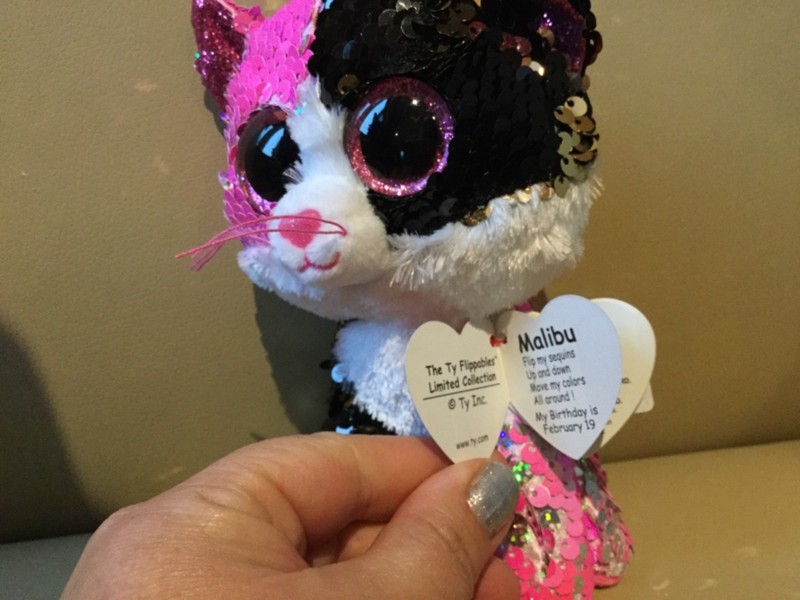 ty flippables malibu the cat