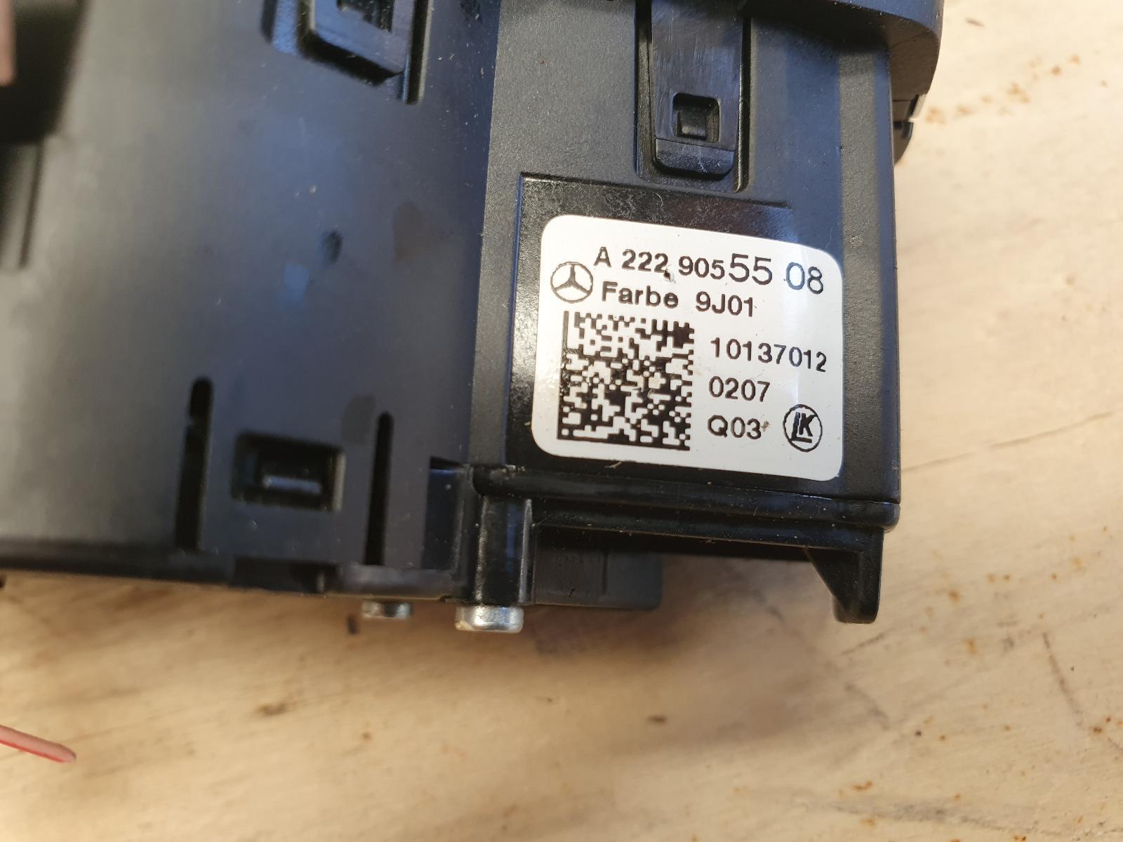 2018 E Class MERCEDES COMBINATION SWITCH ASSY W213/S213 SEDAN/WAGON image 4