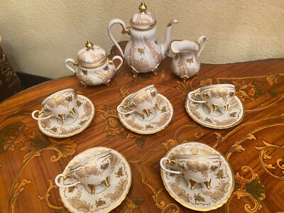 Cups Saucers German Porcelain Vatican